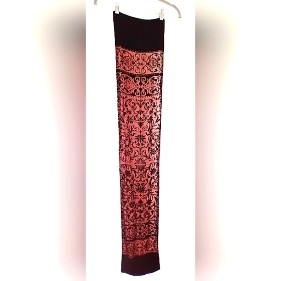 CUT VELVET 2 PLY SCARF - Picture 1 of 6